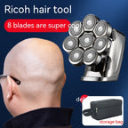Digital Eight-knife Electric Shaver