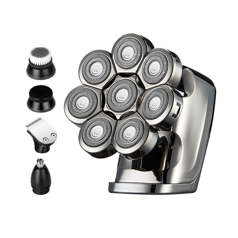 Digital Eight-knife Electric Shaver