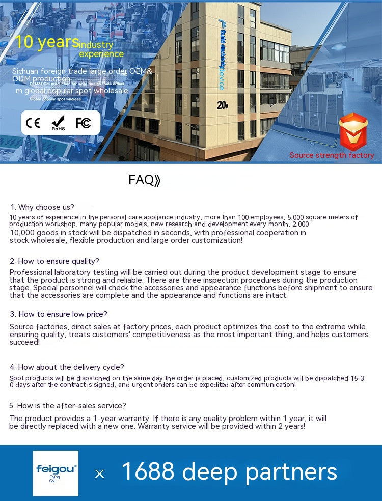 Digital Eight-knife Electric Shaver