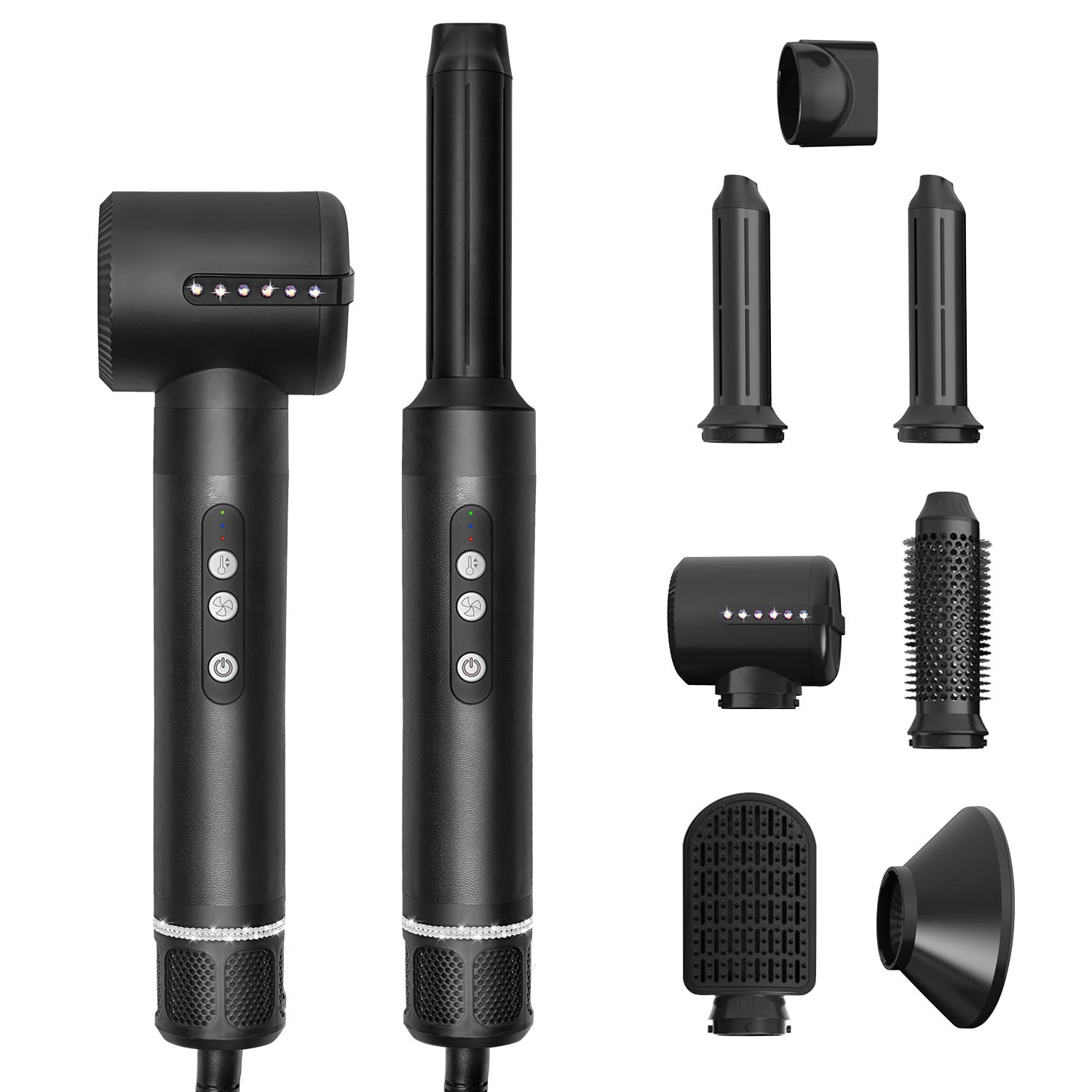 7 in 1 Hair Curler Blowing Comb