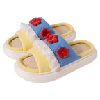 Linen Slippers For Women's