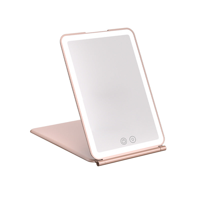 Rechargeable Portable Folding Mirror